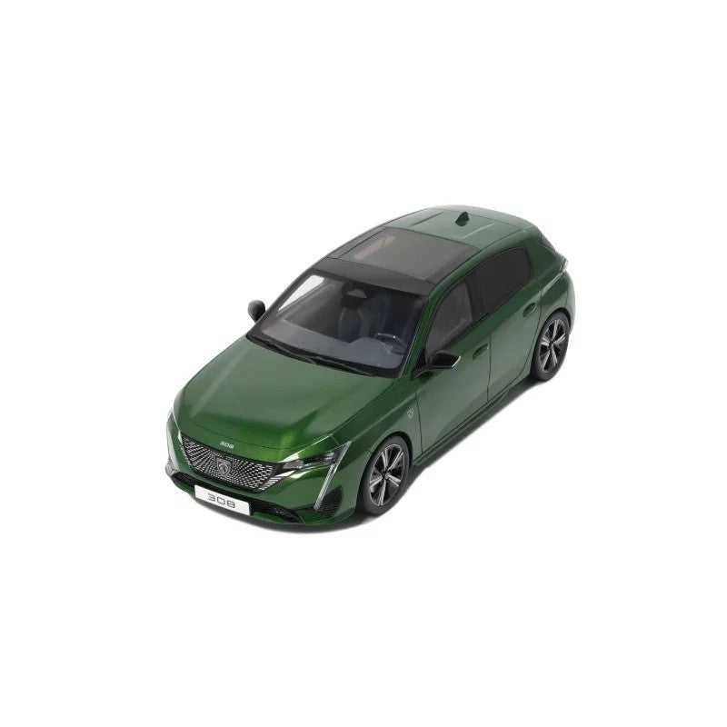 Peugeot 308 GT 2022 Olive Green 1:18 - 86761