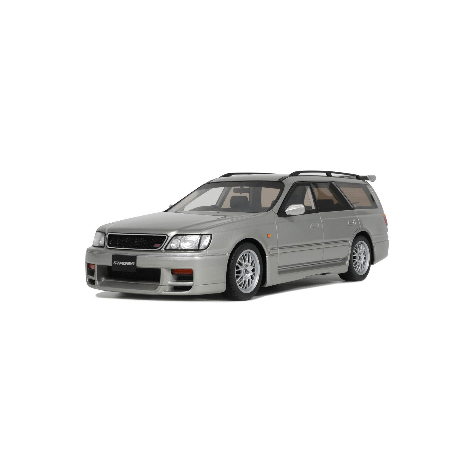 Nissan Stagea Autech Version 260RS 1997 Sonic Silver KR4 1:18 - 86775