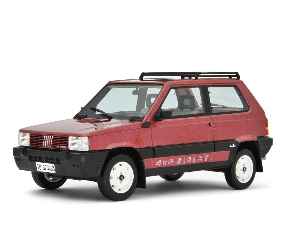 Fiat Panda 4x4 Sisley II 1989 Rosso Metallizzato 1:18 - 86863