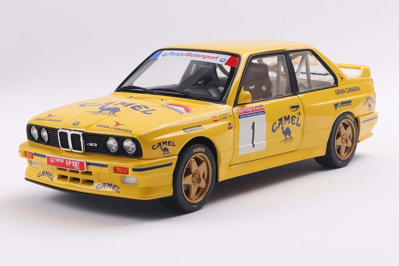 BMW M3 (E30) 3rd Rallye Principe Asturias 1992 Jose Maria Ponce - Jose Carlos Deniz 1:18 - 86976