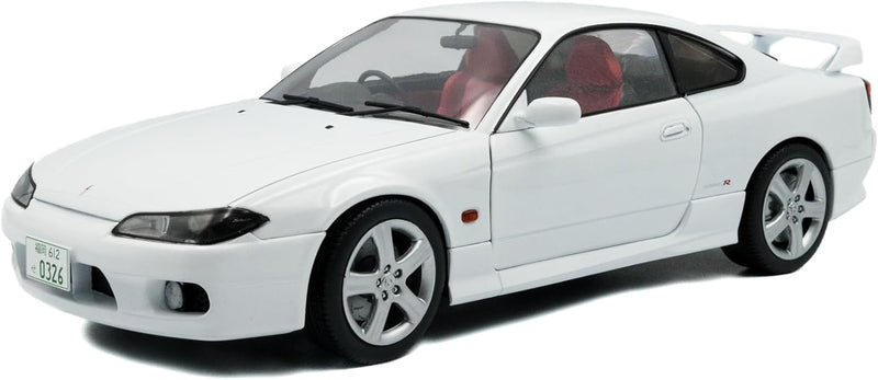 Nissan Silvia S15 Spec-R Aero 1999 Aspen White 1:18 - 87014