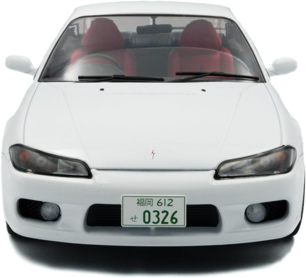 Nissan Silvia S15 Spec-R Aero 1999 Aspen White 1:18 - 87015