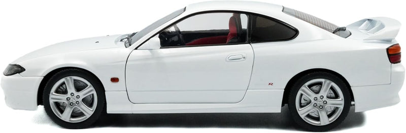 Nissan Silvia S15 Spec-R Aero 1999 Aspen White 1:18 - 87016