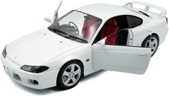 Nissan Silvia S15 Spec-R Aero 1999 Aspen White 1:18 - 87018