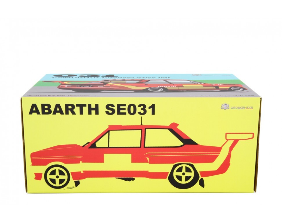 Fiat Abarth 031 Bertone Giro d'Italia 1975 Ver. Presentazione Arancione 1:18 - 87032