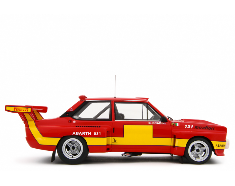 Fiat Abarth 031 Bertone Giro d'Italia 1975 Ver. Presentazione Arancione 1:18 - 87042