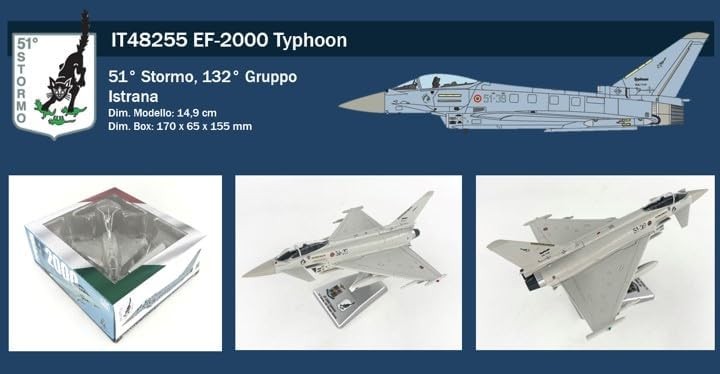 EF-2000 Typhoon 132° Gruppo Istrana AM 51° stormo 1:100 - 87138
