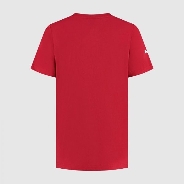 Ferrari F1 2025 Puma T-shirt Scudetto Cherry - 87208