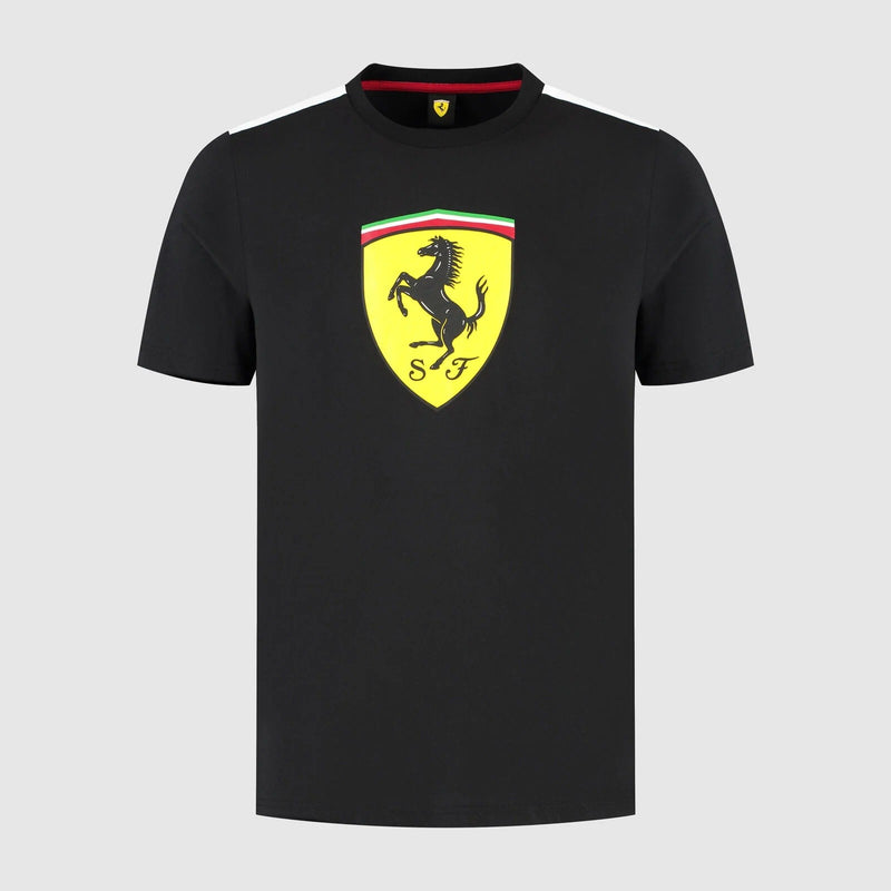 Ferrari F1 2025 Puma T-shirt Scudetto Black - 87229