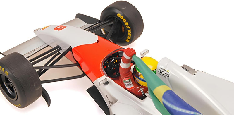 Mclaren Ford MP4/8 F1 Winner Australian GP 1993 Ayrton Senna Dirty Version 1:18 - 87277