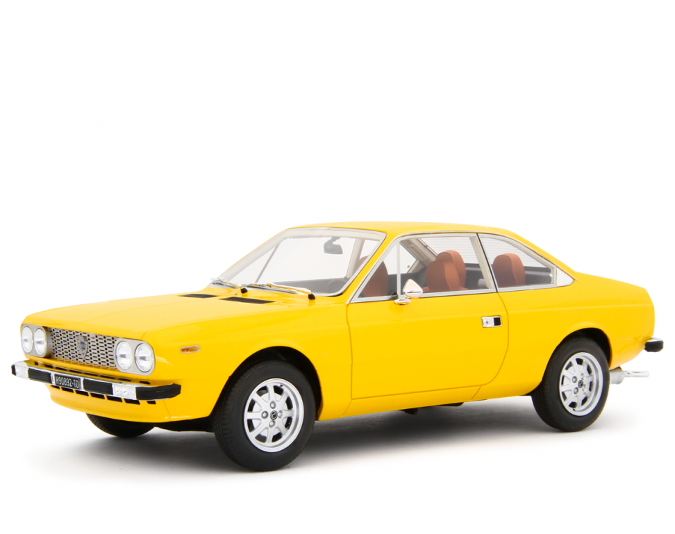 Lancia Beta Coupe 1.6  1.8 Giallo Maya 1973-75 scala 1:18 Laudoracing - 87325