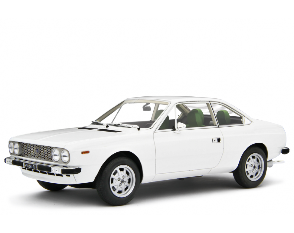 Lancia Beta Coupe 1.6  1.8 Bianco Saratoga 1973-75 scala 1:18 Laudoracing - 87403