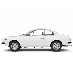 Lancia Beta Coupe 1.6  1.8 Bianco Saratoga 1973-75 scala 1:18 Laudoracing - 87405