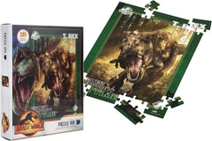 Jurassic World T-Rex Poster 3d Eff 100pcs Puzzle 23x31 - 87430