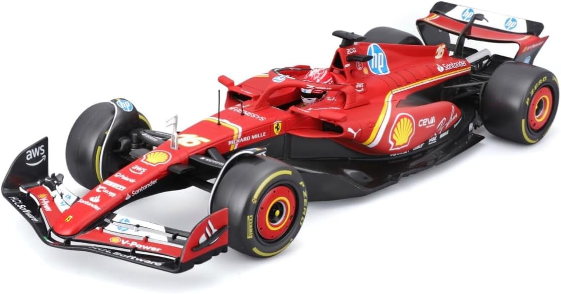 Ferrari SF-24 4th Emilia Romagna Imola Gp F1 2024 Charles Leclerc De Luxe 1:18 - 87514