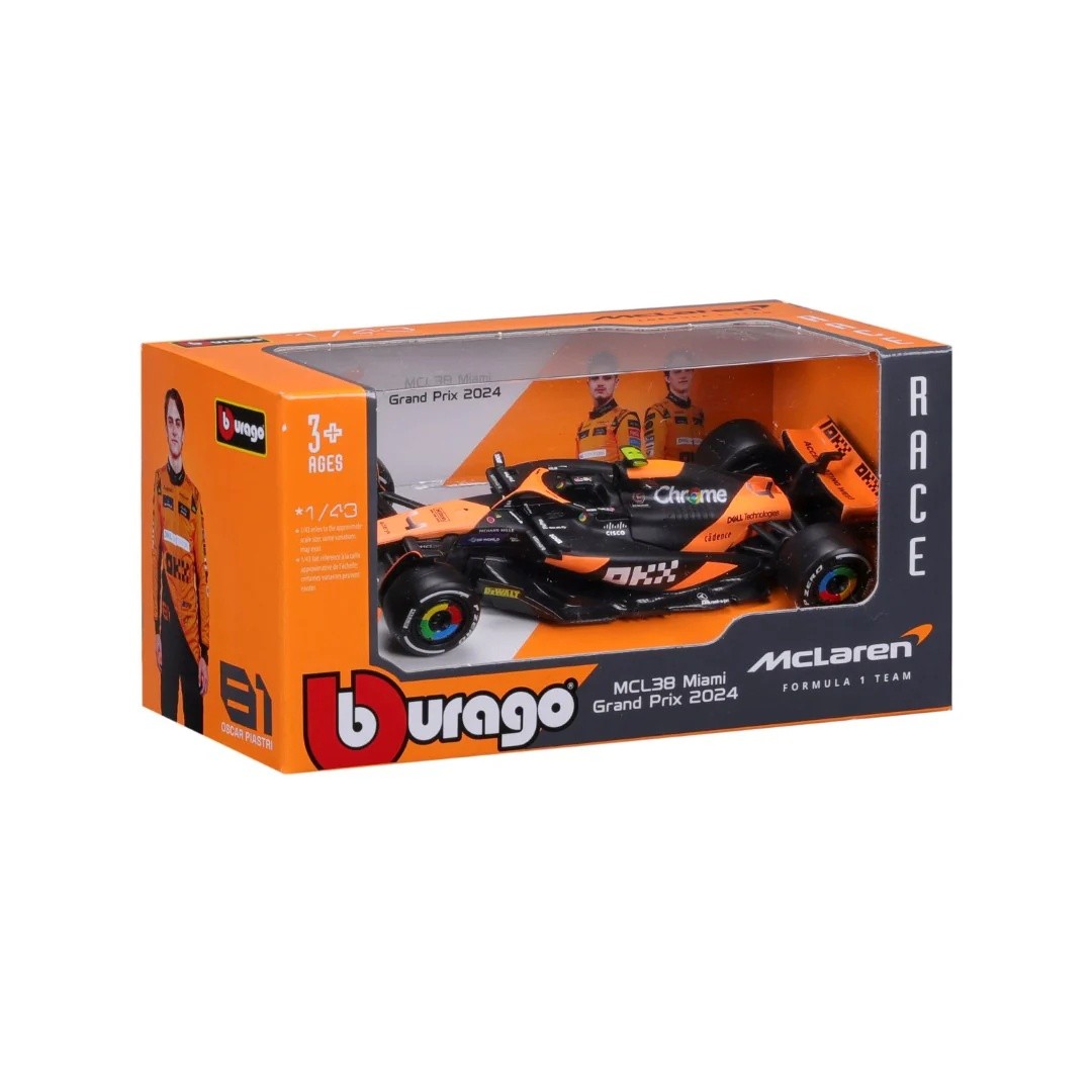 McLaren MCL38 F1 2024 Lando Norris 1:43 no driver - 87529