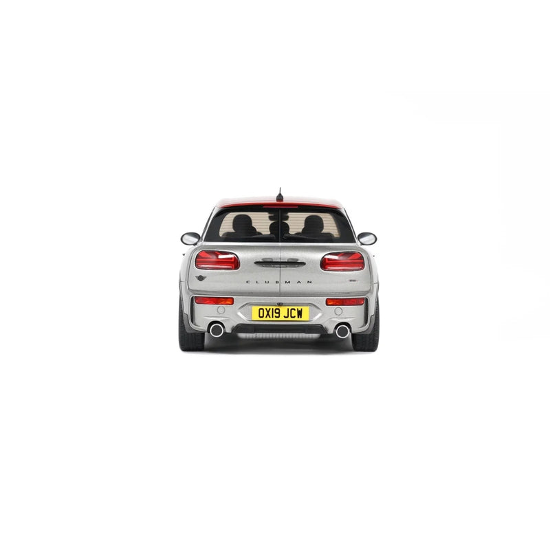 Mini Clubman (F54) JCW 2021 Melting Silver III Red Deco 1:18 - 87580