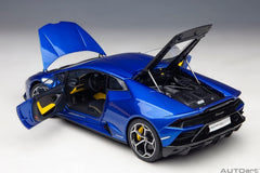 Lamborghini Huracan Evo 2019 Blu Nethuns 1:18 - 87614