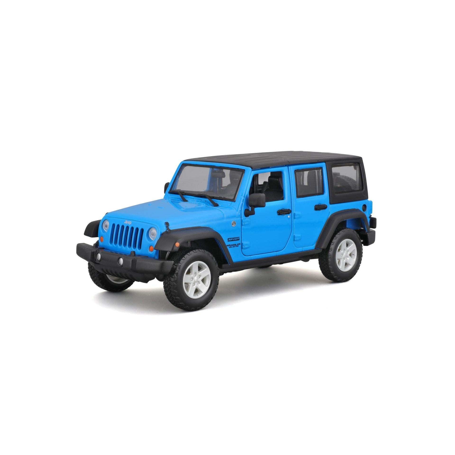 Jeep Wrangler Unlimited Sport 2015 Blue 1:24 - 87662
