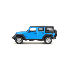 Jeep Wrangler Unlimited Sport 2015 Blue 1:24 - 87664