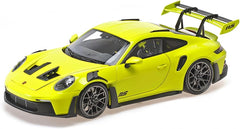 Porsche 911 GT3 RS 2023 Acid Green with Black Wheels 1:18 - 87668