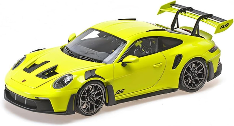 Porsche 911 GT3 RS 2023 Acid Green with Black Wheels 1:18 - 87668