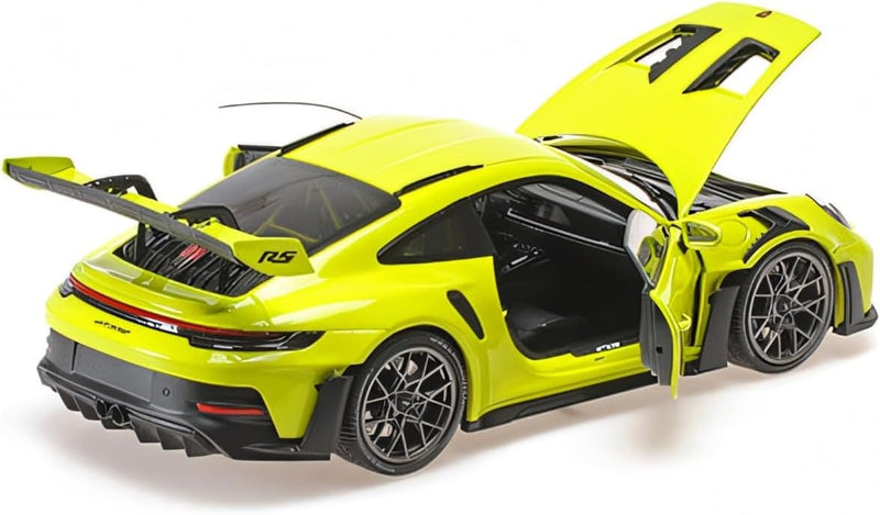 Porsche 911 GT3 RS 2023 Acid Green with Black Wheels 1:18 - 87670