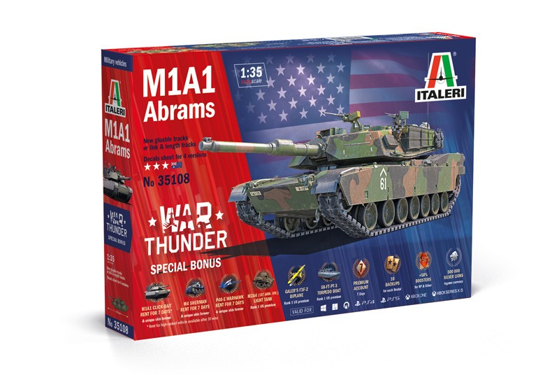 M1A1 Abrams War Thunder Kit 1:35 - 87723