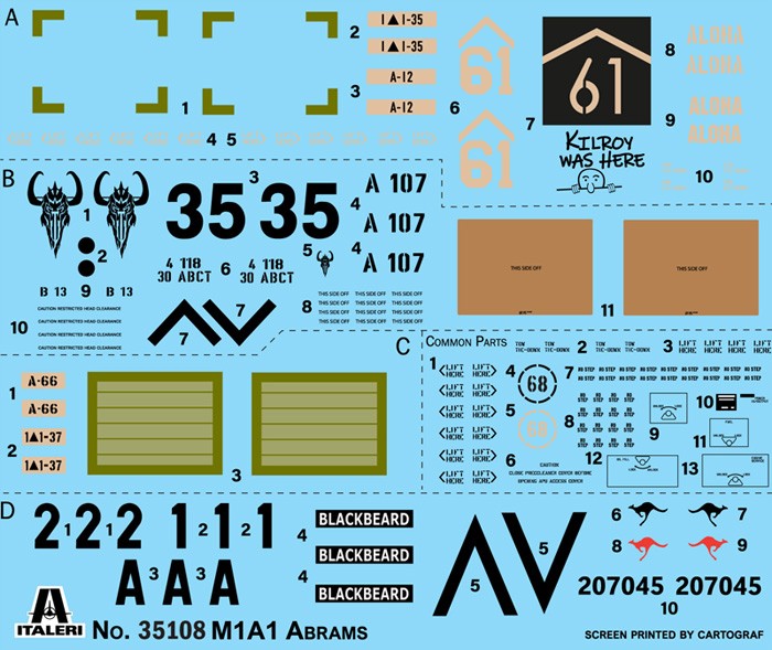 M1A1 Abrams War Thunder Kit 1:35 - 87724