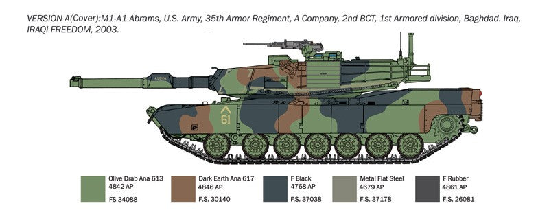 M1A1 Abrams War Thunder Kit 1:35 - 87725