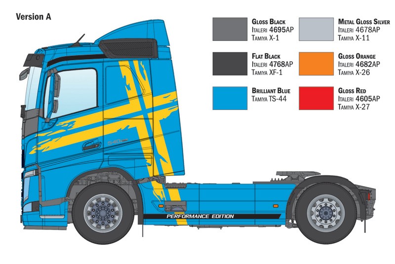 Volvo FH Low Roof kit 1:24 - 87765