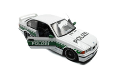 BMW M3 (E36) Coupé Drift Polizei 1991 White Green 1:18 Solido - 87812