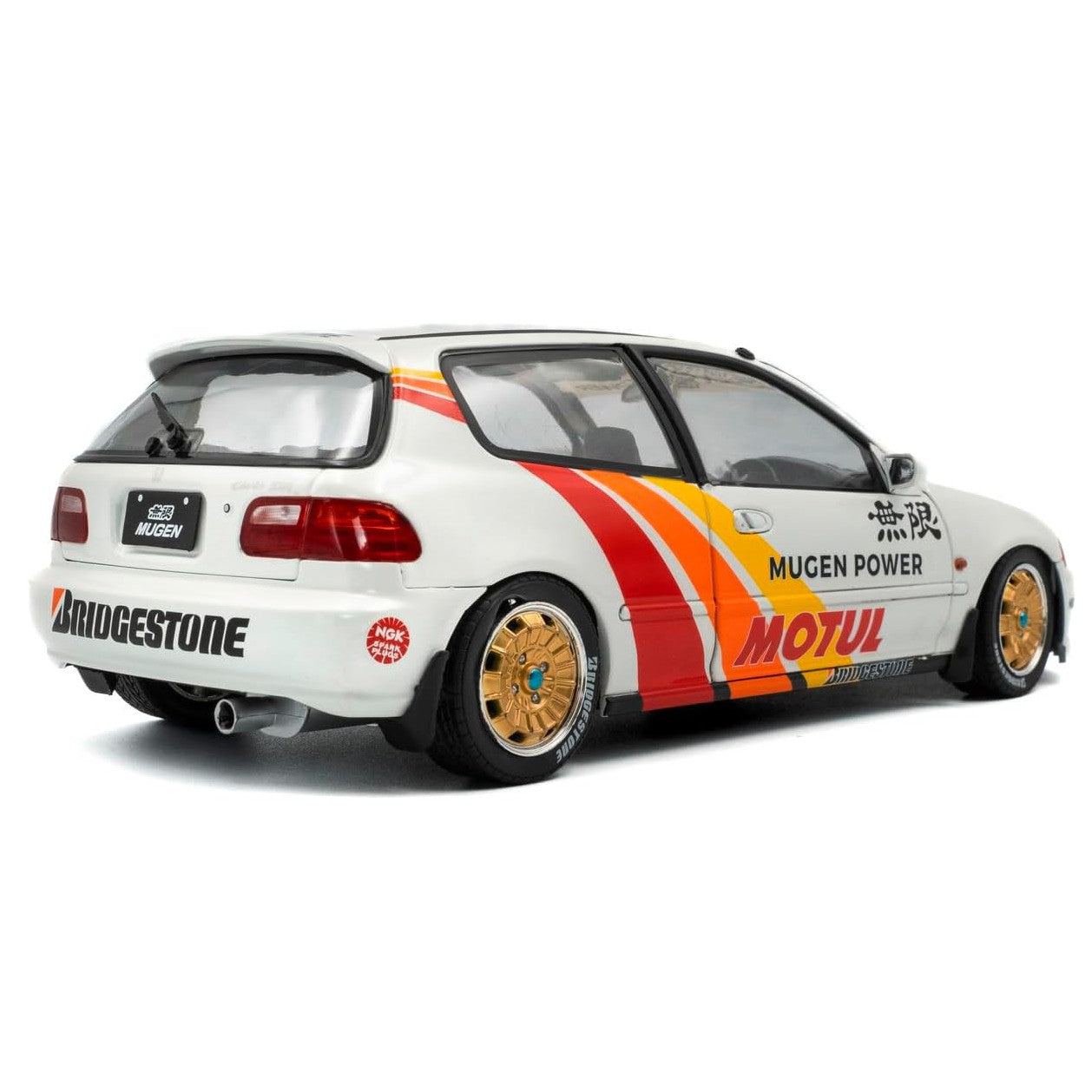 Honda Civic (EG6) Works "Mugen Racing" 1992 Bianco Motul 1:18 Solido - 87814