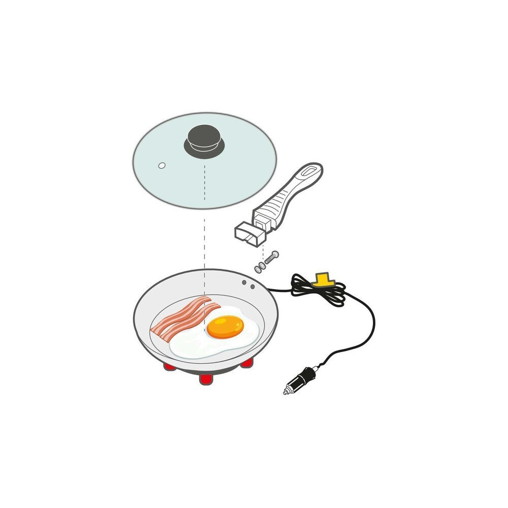 Electric Frying Pan padella elettrica  Ø 20 cm 24V - 270W - 13A - 87853