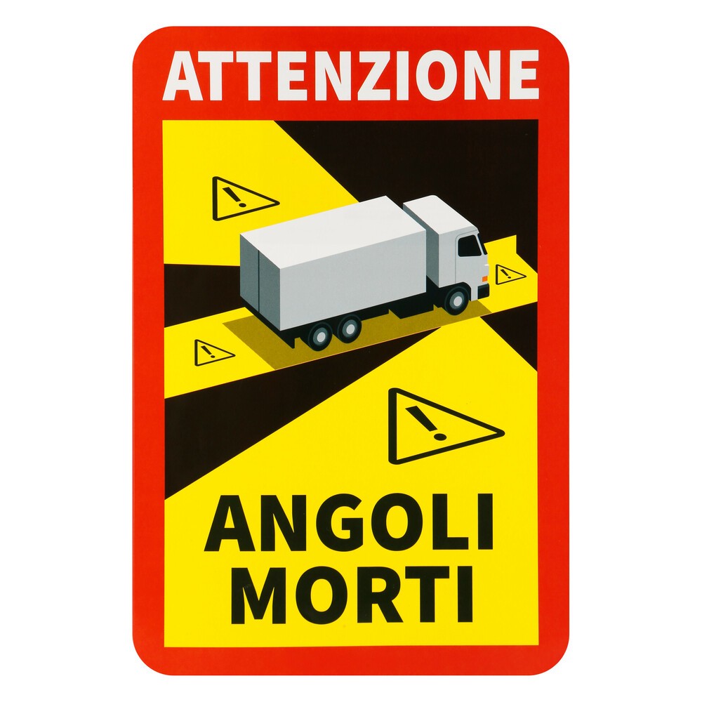 Contrassegno Adesivo Angoli morti 1 pz - Camion ITA - 87861