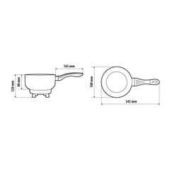 Electric Saucepan pentola elettrica - Ø 18 cm - 12V - 170W - 13A - 87872