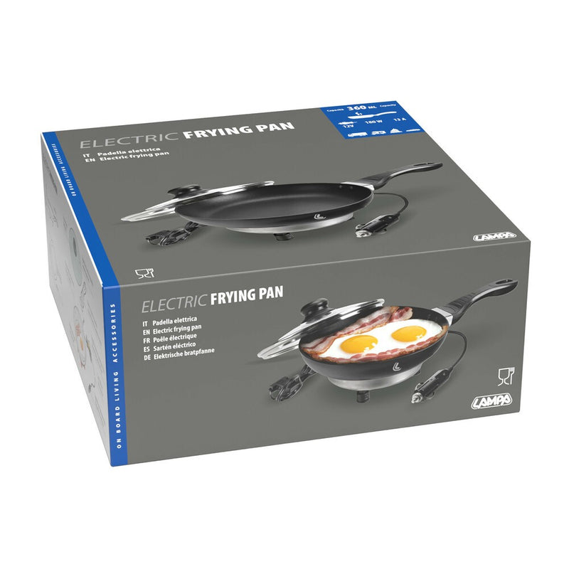 Electric Frying Pan padella elettrica Ø 20 cm 12V 180W 13A - 87878