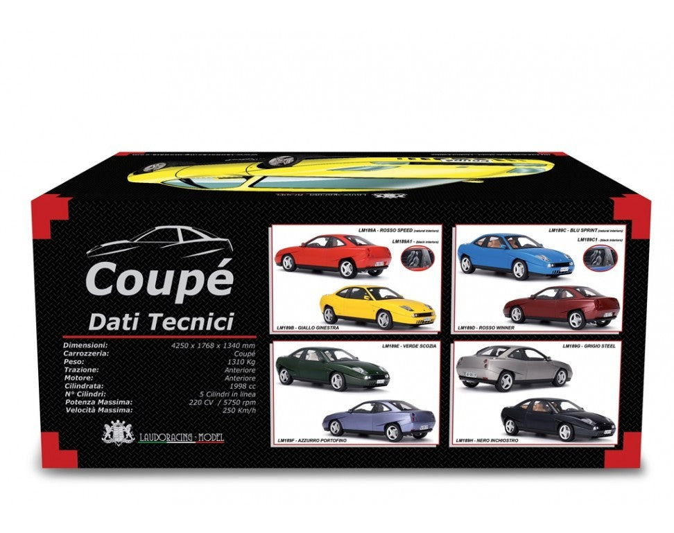 Fiat Coupe 2.0 Turbo 20v 1996 Nero Inchiostro 1:18 - 88033