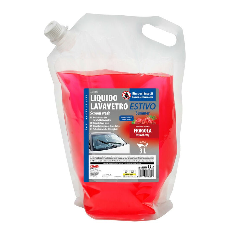 Liquido Lavavetro Estivo pronto all'uso 3000 ml Fragola - 88093