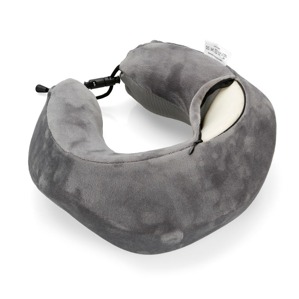 Neck-Luxe Cuscino per collo ergonomico da viaggio Grigio - 88146
