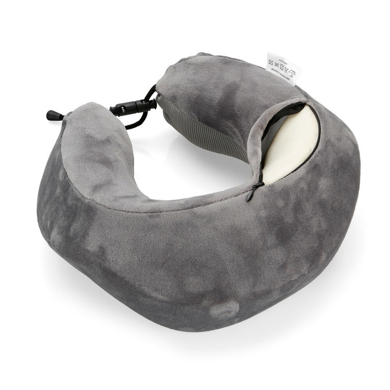 Neck-Luxe Cuscino per collo ergonomico da viaggio Grigio - 88146