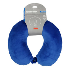 Memory-Wrap Cuscino per Collo in Memory Foam da viaggio Blu Navy - 88147