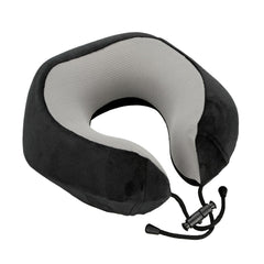 Neck-Luxe Cuscino per collo ergonomico da viaggio Nero - 88151