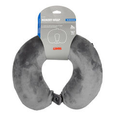 Memory-Wrap Cuscino per Collo in Memory Foam da viaggio Grigio - 88154