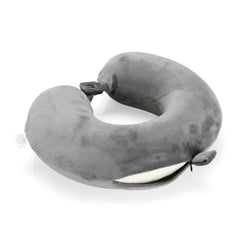 Memory-Wrap Cuscino per Collo in Memory Foam da viaggio Grigio - 88155