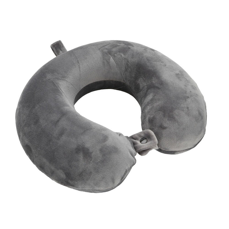 Memory-Wrap Cuscino per Collo in Memory Foam da viaggio Grigio - 88156
