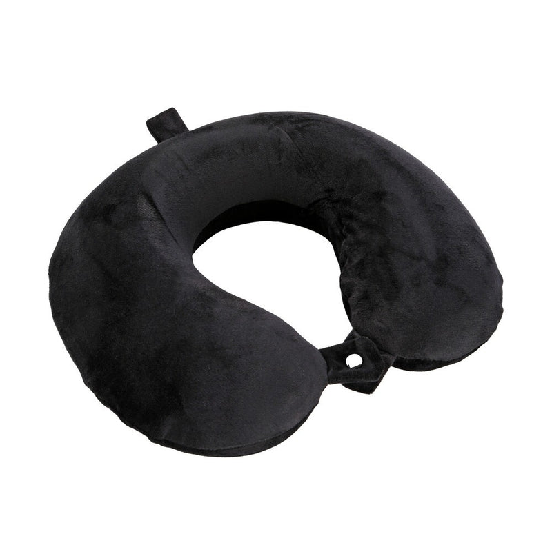 Memory-Wrap Cuscino per Collo in Memory Foam da viaggio Nero - 88159