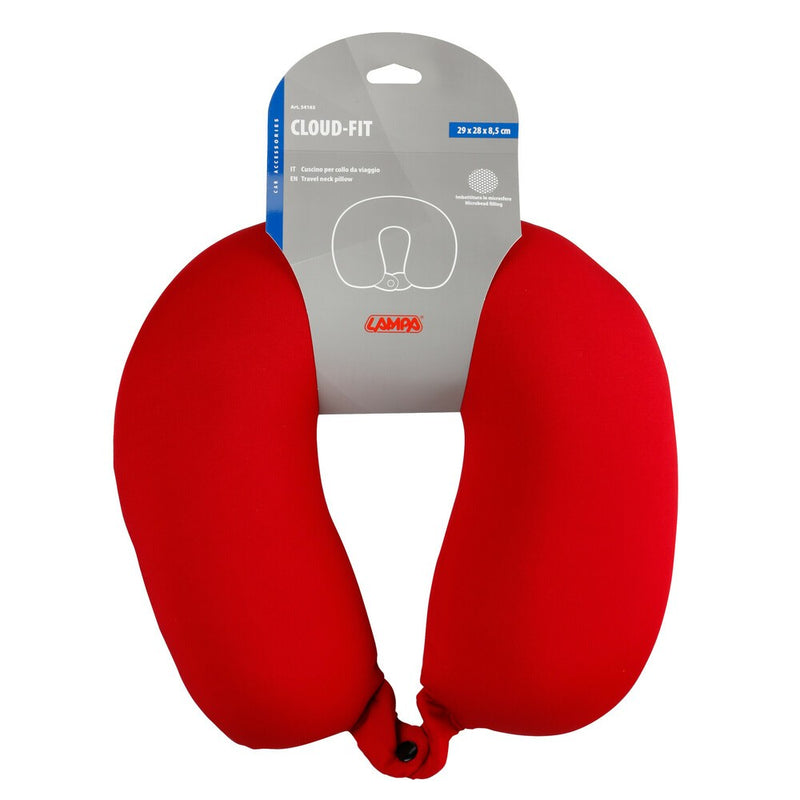 Cloud-Fit Cuscino per Collo da viaggio Rosso - 88160