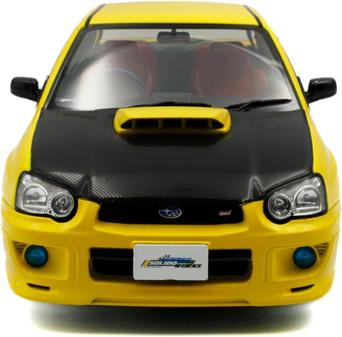 Subaru Impreza WRX STI 2003 Streetfighter Yellow 1:18 Solido - 88219