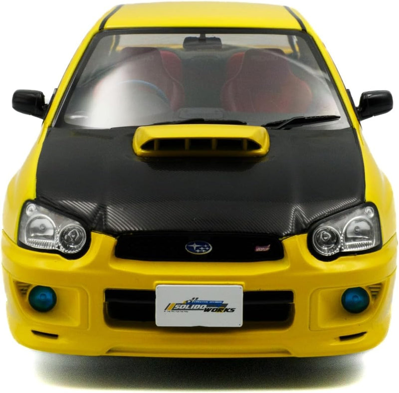 Subaru Impreza WRX STI 2003 Streetfighter Yellow 1:18 Solido - 88219
